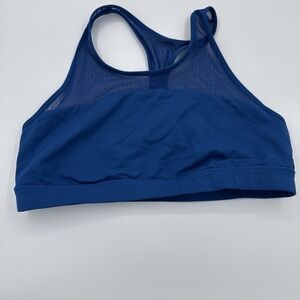 Lululemon Move Bra Total Blue Size 12 Mesh Details Athletic Wear